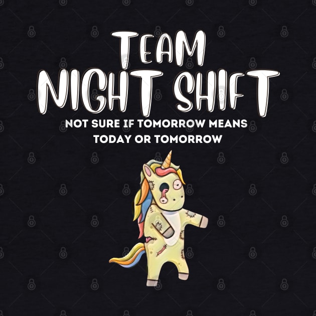 Night Shift Team - Zombie Unicorn! by Barts Arts